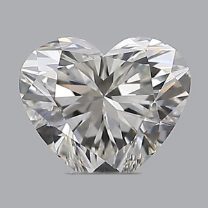 Heart diamond — real photo