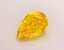 1.06 Ct. Fancy Vivid Orangy Yellow Pear Lab Grown Diamond
