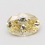 1.07 Ct. Fancy Intense Yellow Oval Lab Grown Diamond