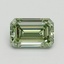 1.11 Ct. Fancy Intense Green Emerald Lab Grown Diamond
