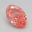 1.55 Ct. Fancy Vivid Pink Oval Lab Grown Diamond