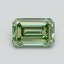 1.04 Ct. Fancy Vivid Green Emerald Lab Grown Diamond