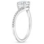 Platinum Stanza Diamond Ring, smallside view