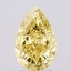 1.82 Ct. Fancy Vivid  Yellow Pear Lab Grown Diamond