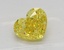 1.60 Ct. Fancy Vivid  Yellow Heart Lab Grown Diamond