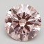 2.60 Ct. Fancy Intense Pink Round Lab Grown Diamond