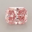 1.22 Ct. Fancy Vivid Pink Radiant Lab Grown Diamond