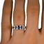 The Innis Ring, smallzoomed in top view on a hand