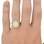 The Kaori Ring, smallzoomed in top view on a hand