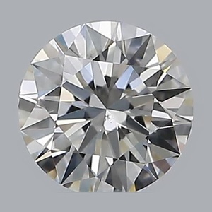Round diamond — real photo