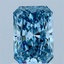 1.50 Ct. Fancy Vivid Blue Radiant Lab Grown Diamond