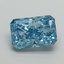 3.02 Ct. Fancy Vivid Blue Radiant Lab Grown Diamond