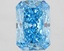 2.71 Ct. Fancy Vivid Blue Radiant Lab Grown Diamond
