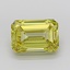 4.50 Ct. Fancy Intense Yellow Emerald Lab Grown Diamond
