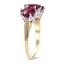 The Edel Ring, smalltop view on a hand