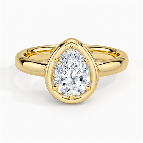 Andrea Bezel Prong Ring