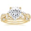 18KY Moissanite Luxe Willow Bridal Set (1/2 ct. tw.), smalltop view