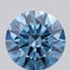 2.00 Ct. Fancy Vivid  Blue Round Lab Grown Diamond