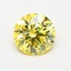 1.12 Ct. Fancy Vivid Yellow Round Lab Grown Diamond