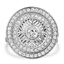 Custom Lattice Double Halo Diamond Bridal Set
