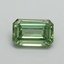 0.56 Ct. Fancy Vivid Green Emerald Lab Grown Diamond