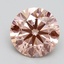 3.04 Ct. Fancy Intense Pink Round Lab Grown Diamond