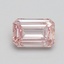 0.71 Ct. Fancy Pink Emerald Lab Grown Diamond