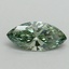 0.45 Ct. Fancy Vivid Green Marquise Lab Grown Diamond