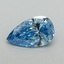 0.48 Ct. Fancy Vivid Blue Pear Lab Grown Diamond