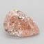 2.10 Ct. Fancy Vivid Pink Pear Lab Grown Diamond