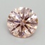 2.59 Ct. Fancy Vivid Pink Round Lab Grown Diamond