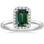 Platinum Vienna Halo Diamond Ring, smalltop view