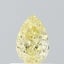 0.51 Ct. Fancy Light Yellow Pear Lab Grown Diamond