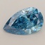0.92 Ct. Fancy Vivid Blue Pear Lab Grown Diamond