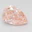 2.64 Ct. Fancy Vivid Pink Pear Lab Grown Diamond