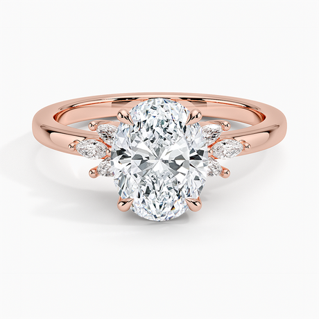 14K Rose Gold Stella Diamond Ring
