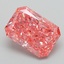 3.09 Ct. Fancy Vivid Pink Radiant Lab Grown Diamond