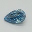 0.55 Ct. Fancy Vivid Blue Pear Lab Grown Diamond