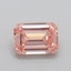 1.01 Ct. Fancy Intense Pink Emerald Lab Grown Diamond