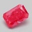 1.31 Ct. Fancy Vivid  Pink Radiant Lab Grown Diamond