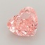 2.54 Ct. Fancy Vivid  Pink Heart Lab Grown Diamond