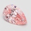 5.35 Ct. Fancy Intense  Pink Pear Lab Grown Diamond