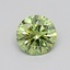 0.27 Ct. Fancy Vivid  Green Round Lab Grown Diamond