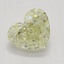 1.01 Ct. Fancy Light Yellow Heart Diamond