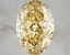 7.05 Ct. Fancy Vivid Yellow Oval Lab Grown Diamond