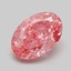 1.07 Ct. Fancy Vivid Pink Oval Lab Grown Diamond
