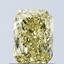1.00 Ct. Fancy Vivid Yellow Radiant Lab Grown Diamond