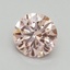 1.33 Ct. Fancy Intense Pink Round Lab Grown Diamond