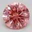 2.64 Ct. Fancy Vivid Pink Round Lab Grown Diamond