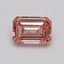 1.00 Ct. Fancy Intense Pink Emerald Lab Grown Diamond
